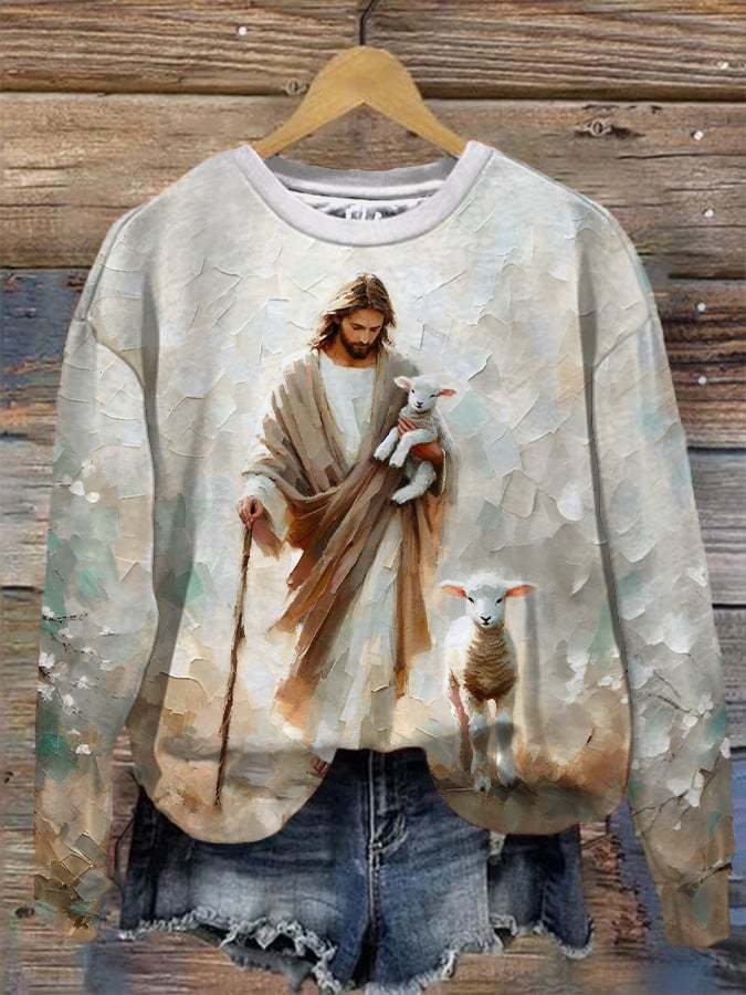 Women's Jesus The Shepherd Sweatshirt