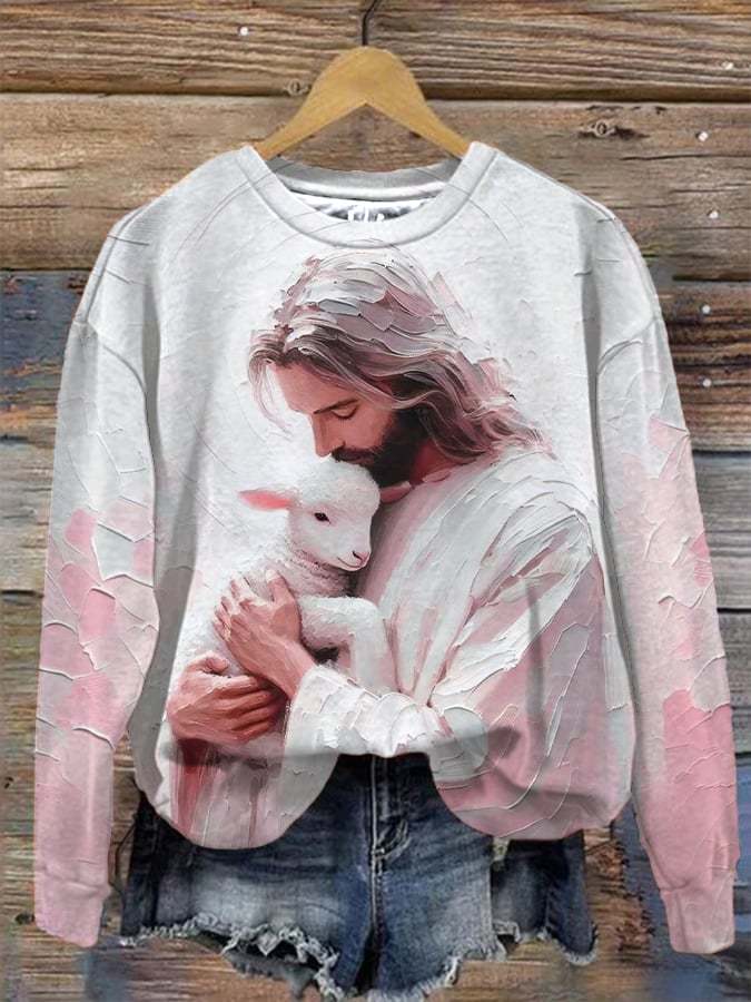 Women's Jesus Leaves the 99 Printed Sweatshirt