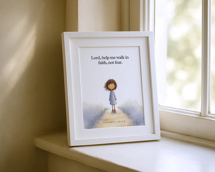 Be My Peace Today – Inspirational Framed Prayer Art for Calm, Hope & Meaningful Gifts