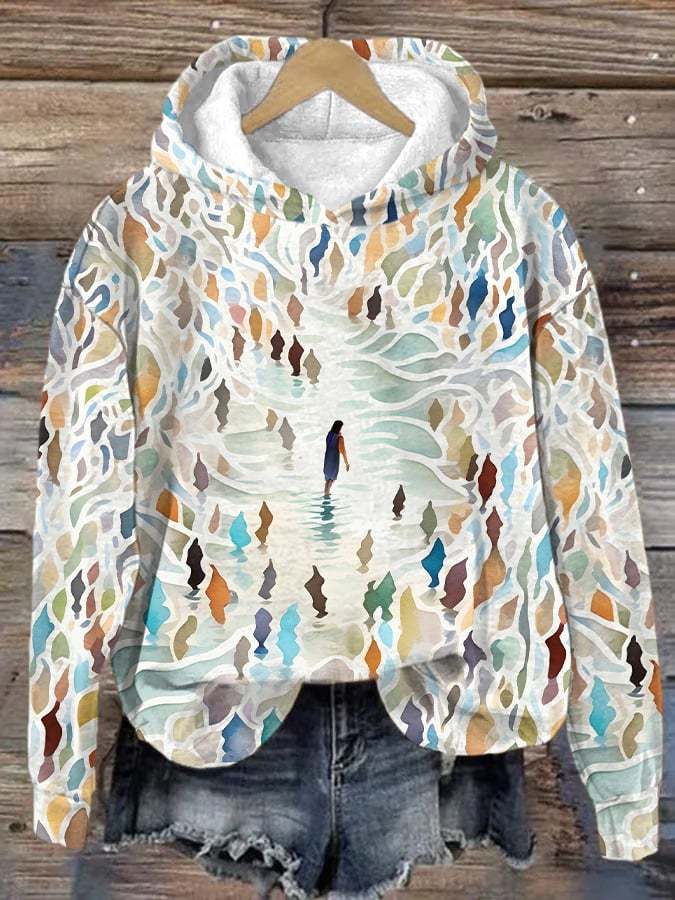 Women's Jesus Walks on Water Sweatshirt