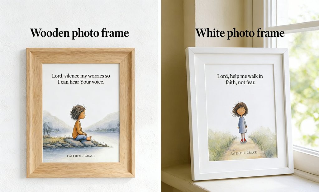 Be My Peace Today – Inspirational Framed Prayer Art for Calm, Hope & Meaningful Gifts