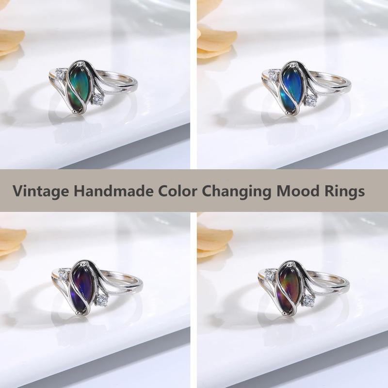 ✨Vintage Handmade Color Changing Mood Rings💍 ✨