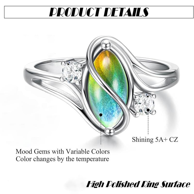 ✨Vintage Handmade Color Changing Mood Rings💍 ✨